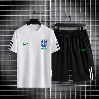 BRAZIL Men’s premium combo set T-shirt & Full pant