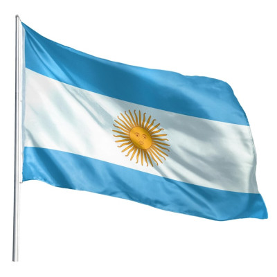 ARGENTINA-(flag)-দৈর্ঘ্য (৫ ফুট)  প্রস্থ (৩.০৮ ফুট)